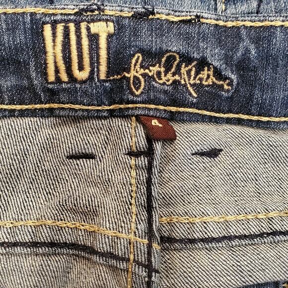 Kut From the Kloth Tapered Leg Denim Jeans Size 4 - Picture 5 of 8